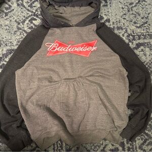 Budweiser Sweatshirt with insulated beer pocket
